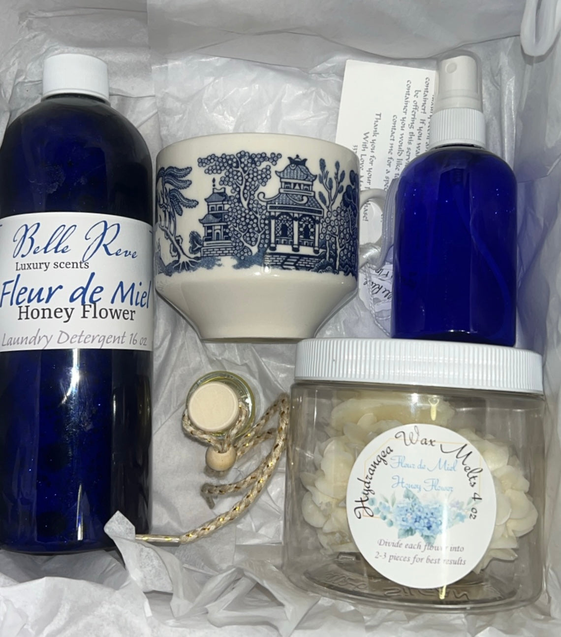 Love it All Bundle! If you love one scent so much you want your house, car, clothes, linens and body, this is the set for you. A great deal saving $12